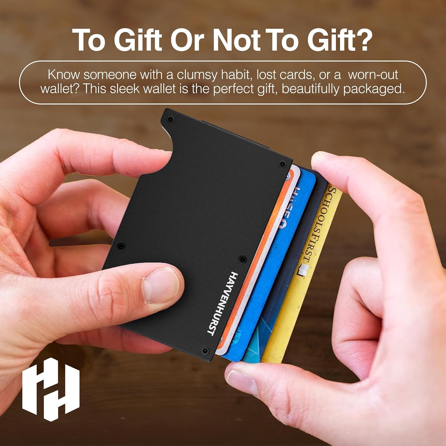 Wallet for Men - Reinvented Design Men'S Wallet - Slim, Minimalistic & Seamless, Blocks RFID Scanners with a Cash Strap (Black)