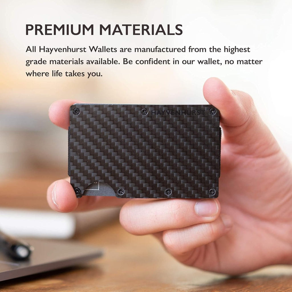 Wallet for Men - Reinvented Design Men'S Wallet - Slim, Minimalistic & Seamless, Blocks RFID Scanners with a Money Clip (Carbon Fiber)