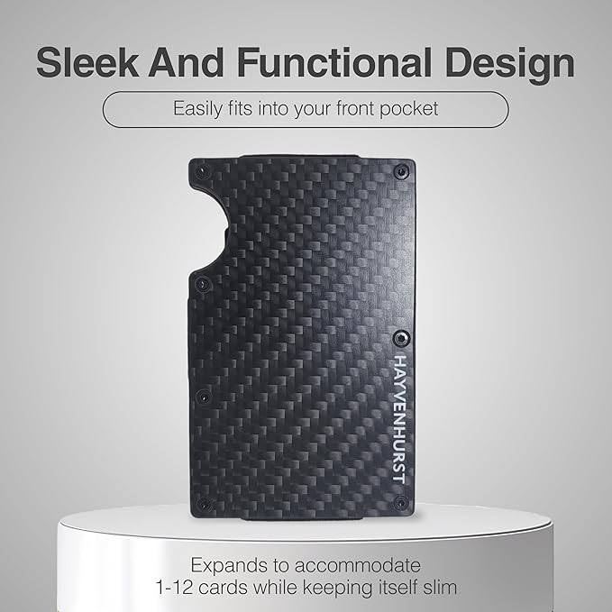 RFID-Blocking Card Holder Wallet with Sleek Clip