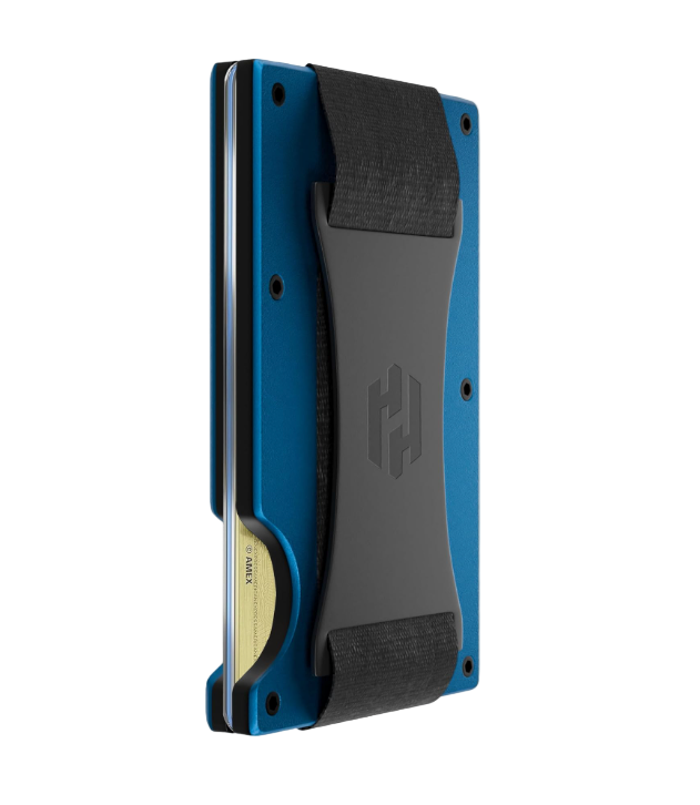 RFID-Blocking Card Holder Wallet with Cash Strap