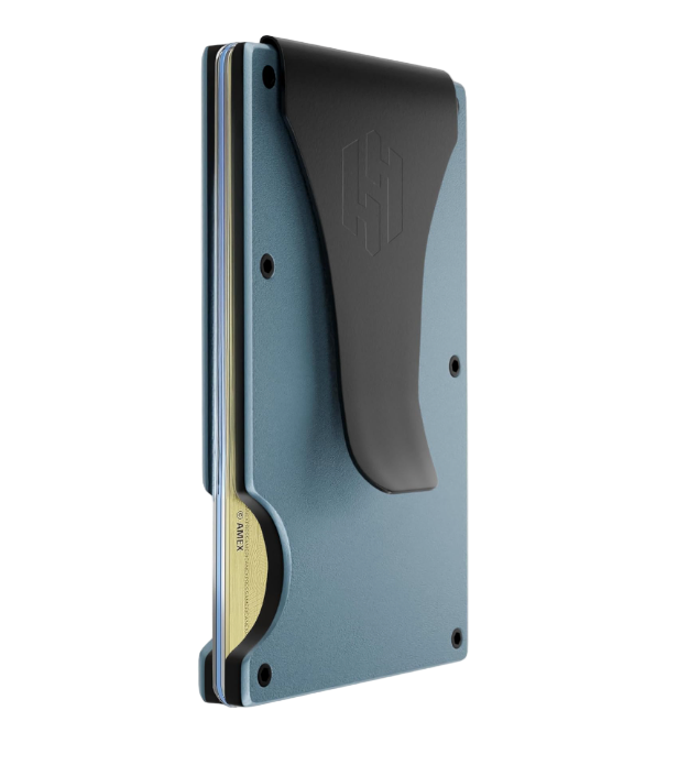 RFID-Blocking Card Holder Wallet with Sleek Clip
